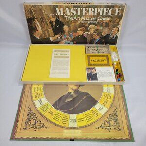 Masterpiece Vintage 1970 Game Art Auction Boardgame by Parker Brothers